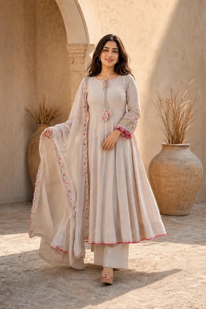 Ivory Rose Grace Anarkali Kurta Set