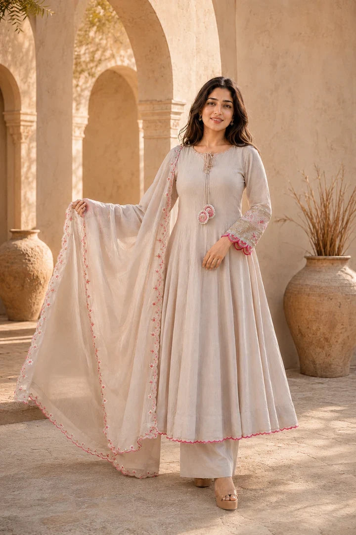 Ivory Rose Grace Anarkali Kurta Set